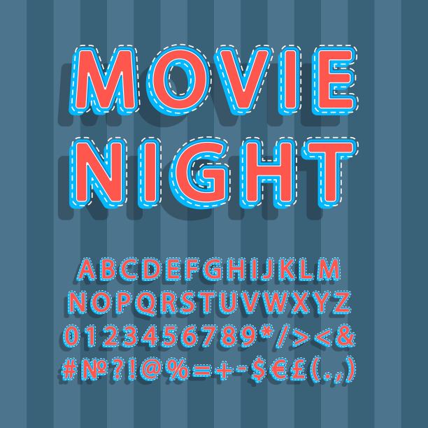 爆米花设计字体