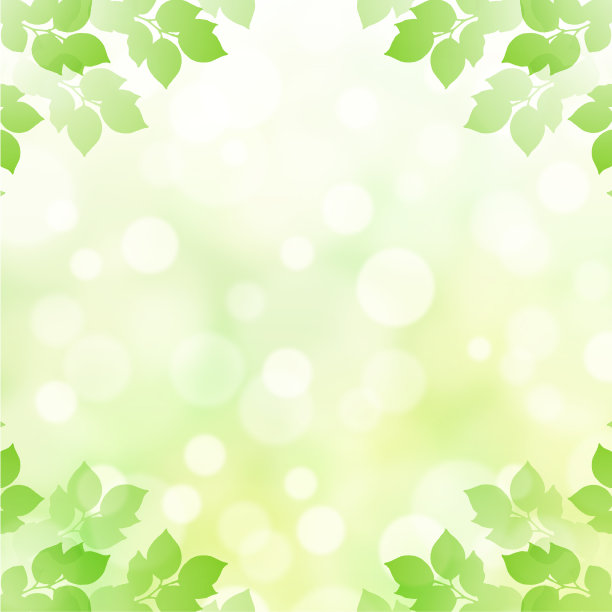 清新绿色方块背景图案