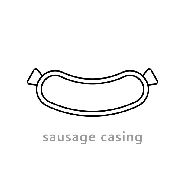 腊肠线稿