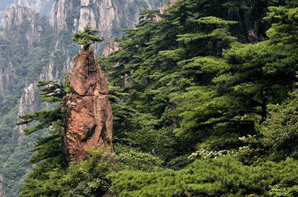 远山群山黄山绿水青山