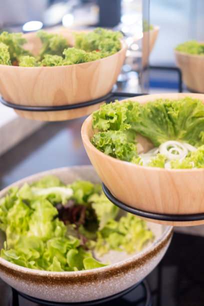 竖版健康食堂文化墙