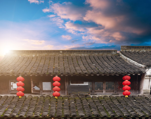 中式古典云纹背景