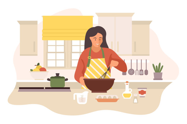 美食插画