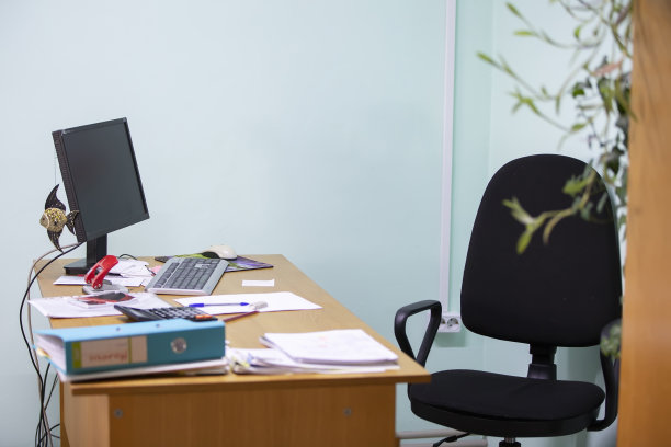 蓝色企业文化墙