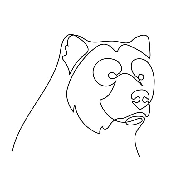 黑熊设计标志