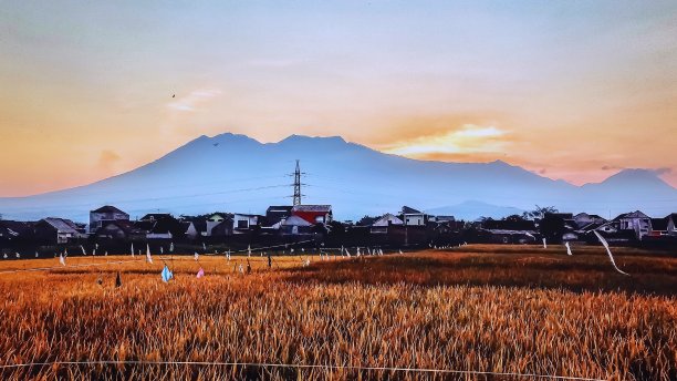 高山,非都市风光,湖