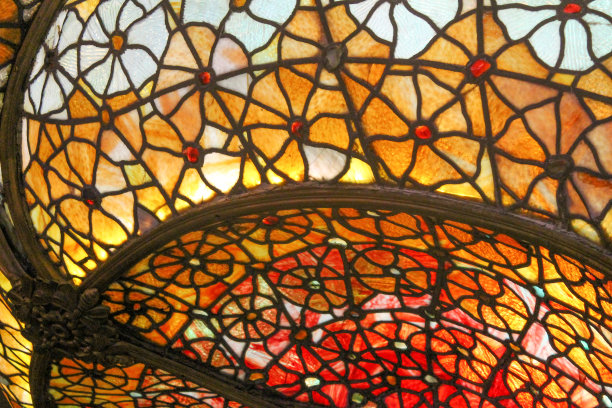 玻璃花窗穹顶设计图案
