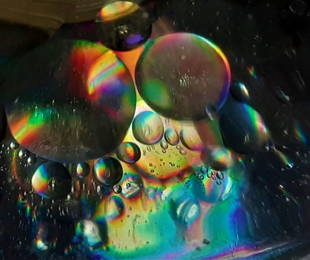 圆形彩色折光纹