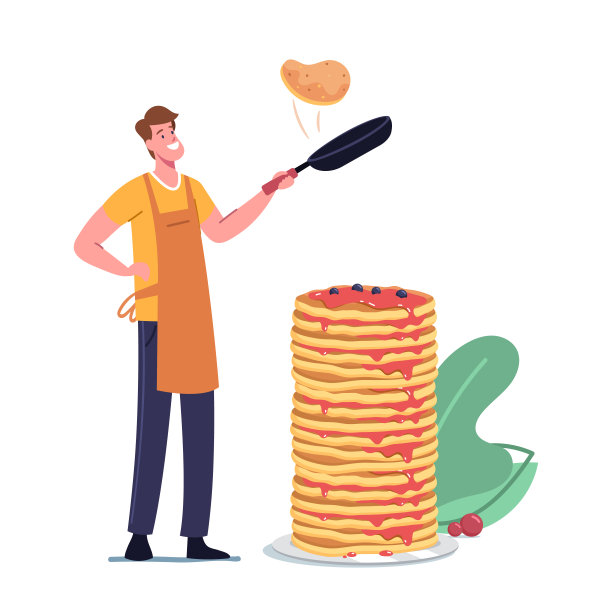 日常生活场景插画