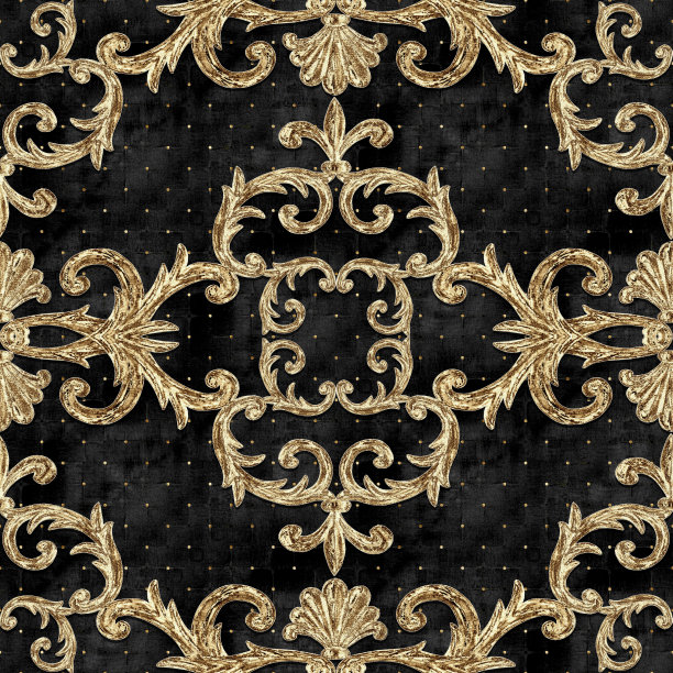 奢华皇室艺术图案壁纸