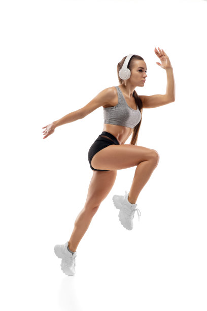 leaping