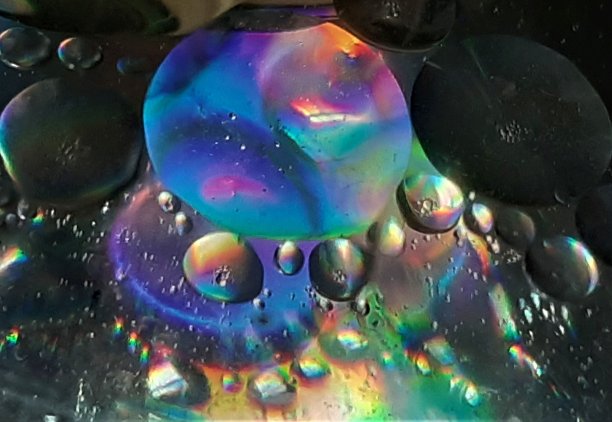 圆形彩色折光纹