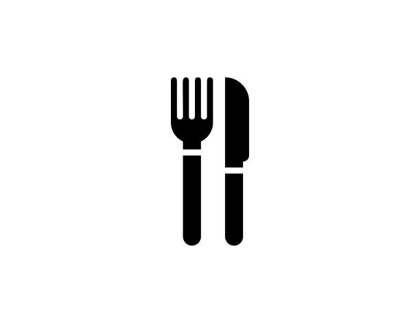 西餐logo刀叉