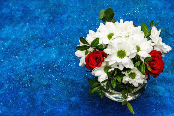 红色婚礼花艺素材