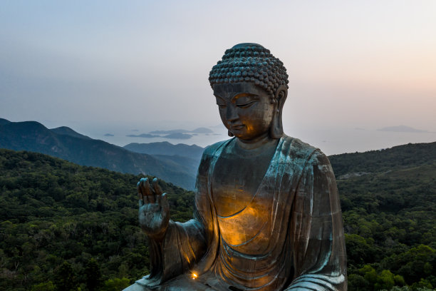 宝莲禅寺 大屿山风光