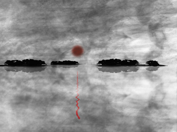 意境禅意装饰抽象画