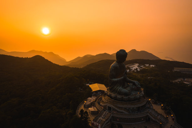 宝莲禅寺 大屿山风光