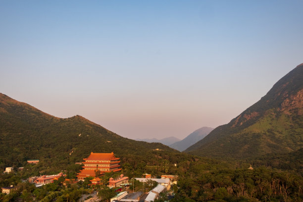 宝莲禅寺 大屿山风光