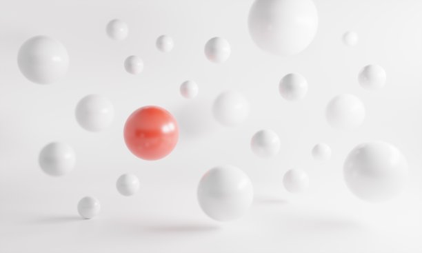 红色商务ppt封面背景板