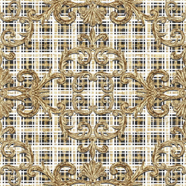 奢华皇室艺术图案壁纸