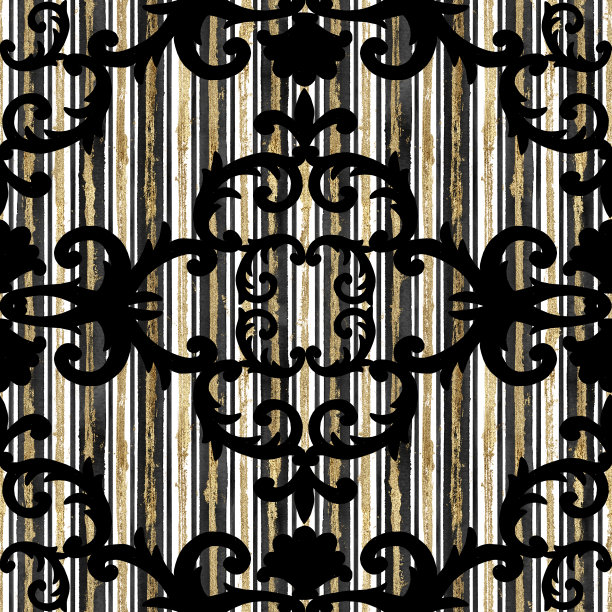 奢华皇室艺术图案壁纸