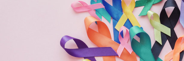 世界癌症日紫色丝带