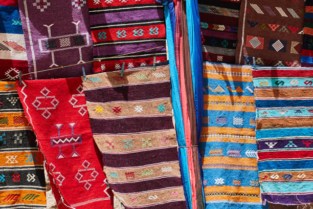 摩洛哥印花地毯