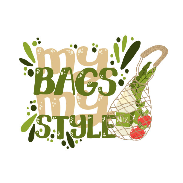 手写字体手提袋