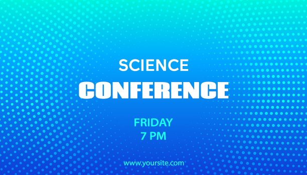 蓝绿色渐变会议