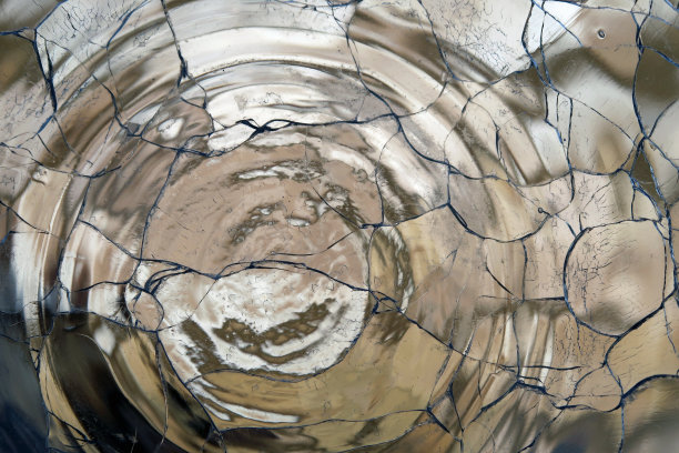 圆形彩色折光纹