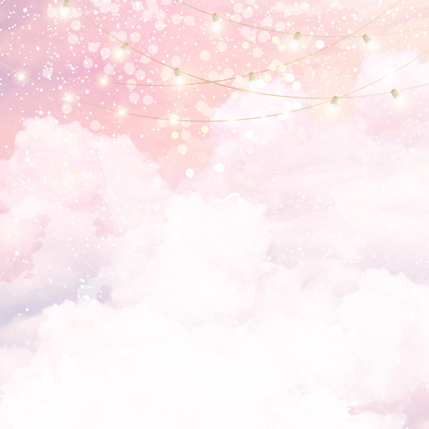 梦幻粉色水彩纹理背景