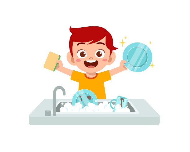 日常生活场景插画