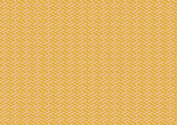 金色抽象格子纹