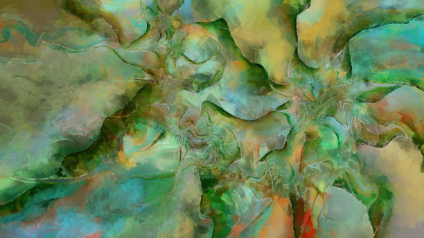 幻彩抽象画