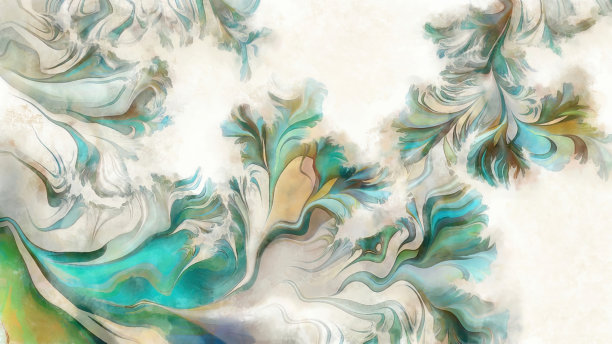 液态流体花纹装饰画