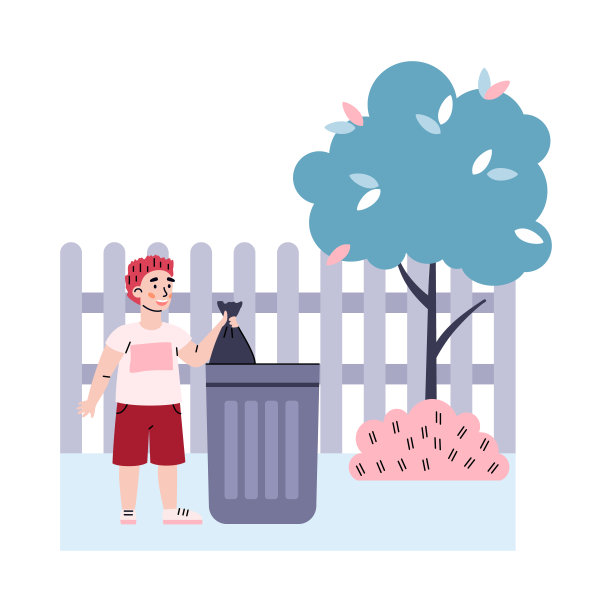 日常生活场景插画