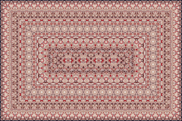 摩洛哥印花地毯