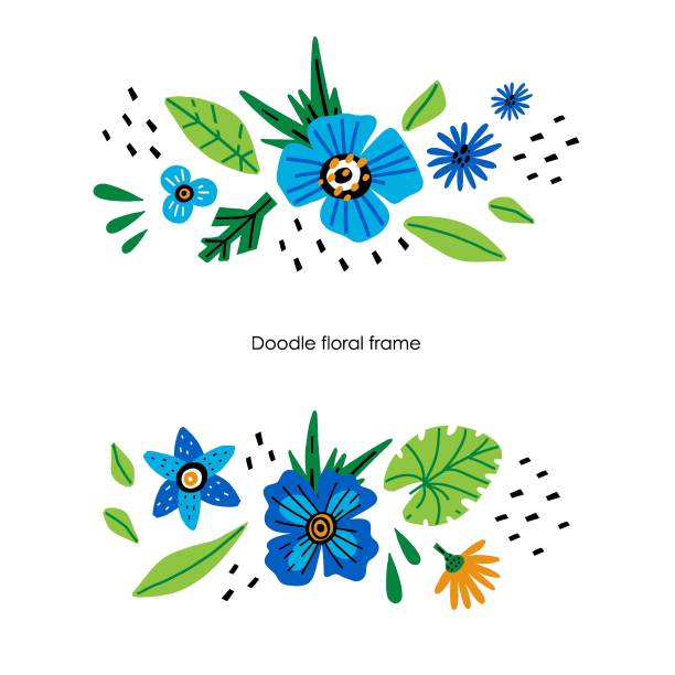 可爱矢量度假元素绿色