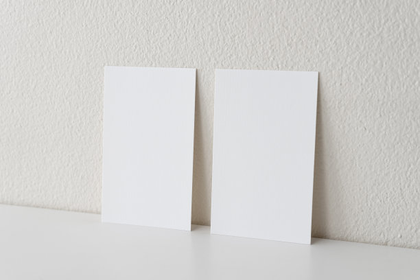 简约极简简洁纹理名片