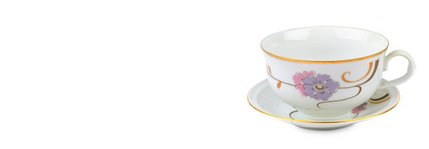 花卉图案精美陶瓷餐盘