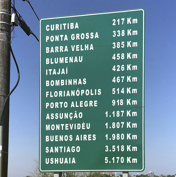 km