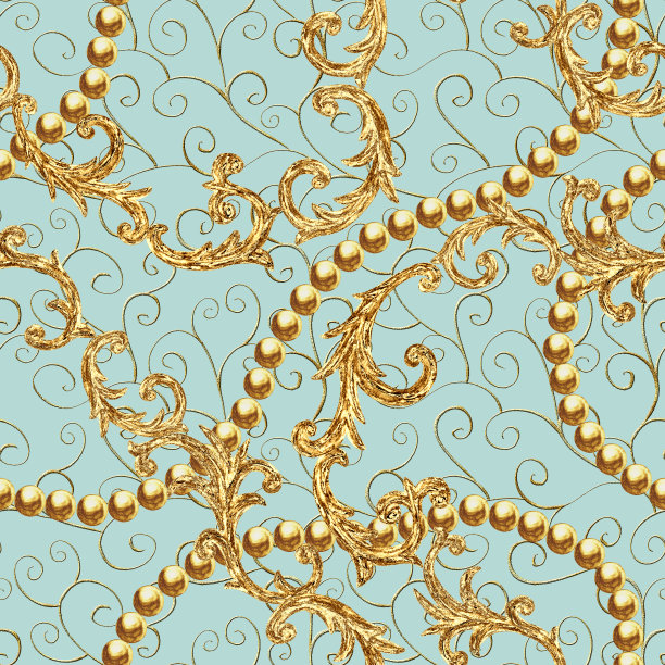 奢华皇室艺术图案壁纸