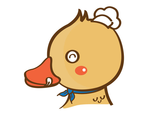 鸭子厨师logo