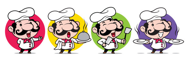 卡通厨师形象