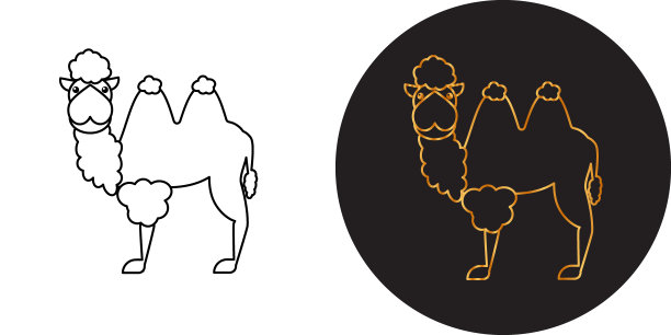 金骆驼logo