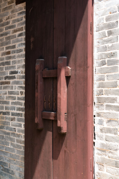古典中式大门老锁