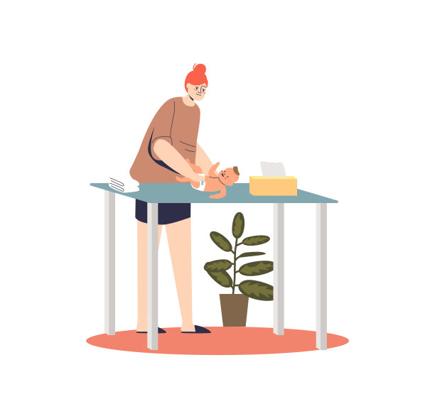 日常生活场景插画