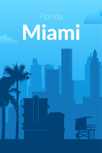 迈阿密旅游画册封面