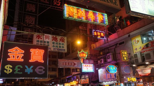 市区路,夜晚,九龙