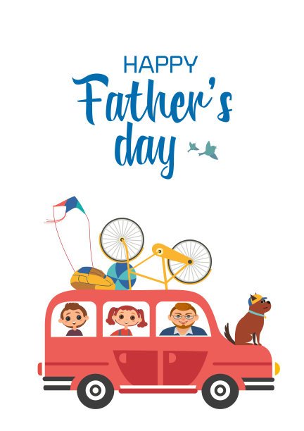 面包车文字背景素材